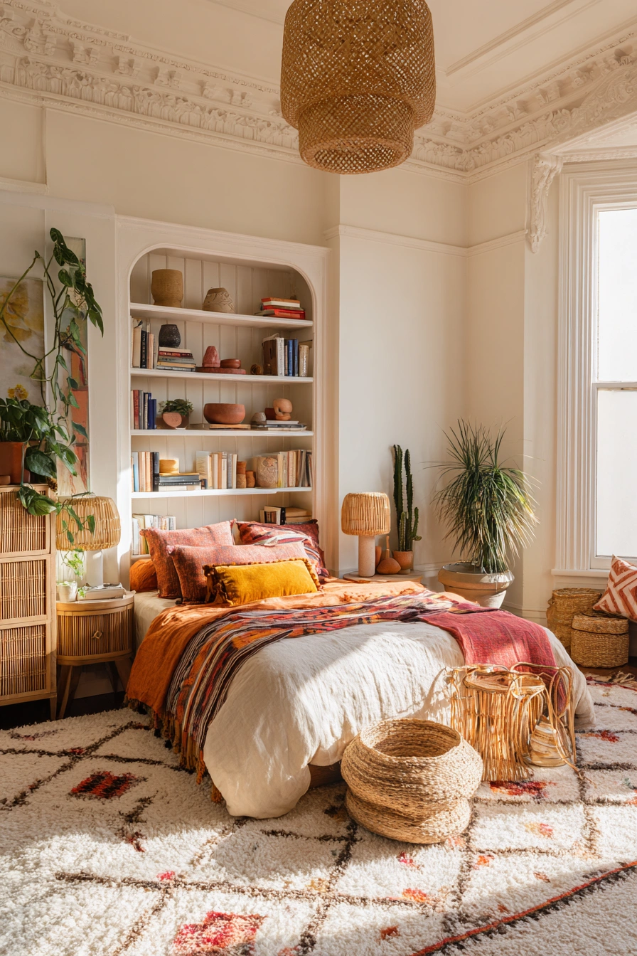 Boho Warmth with Vintage Charm