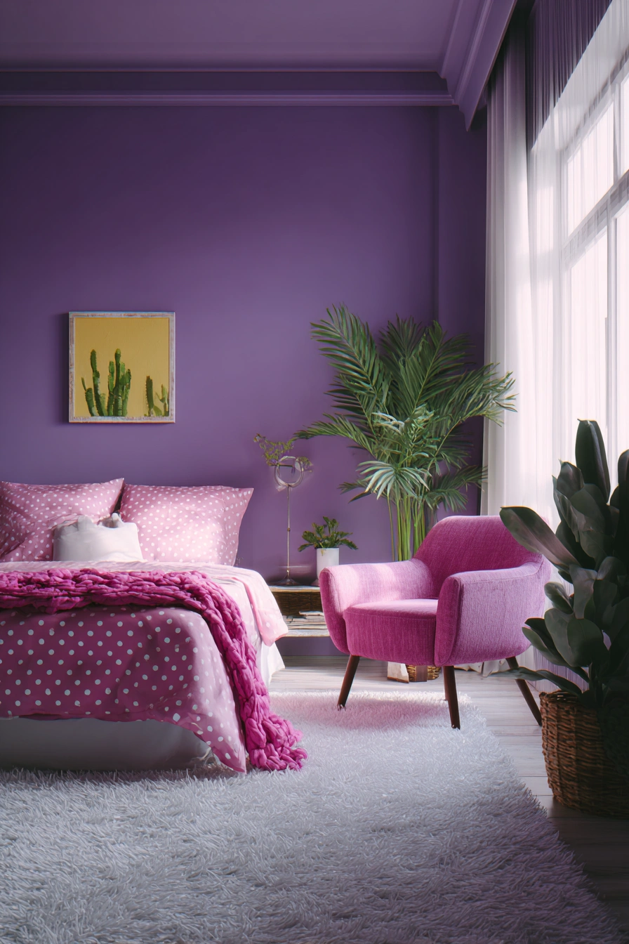 Playful Meets Powerful in Pink & Purple