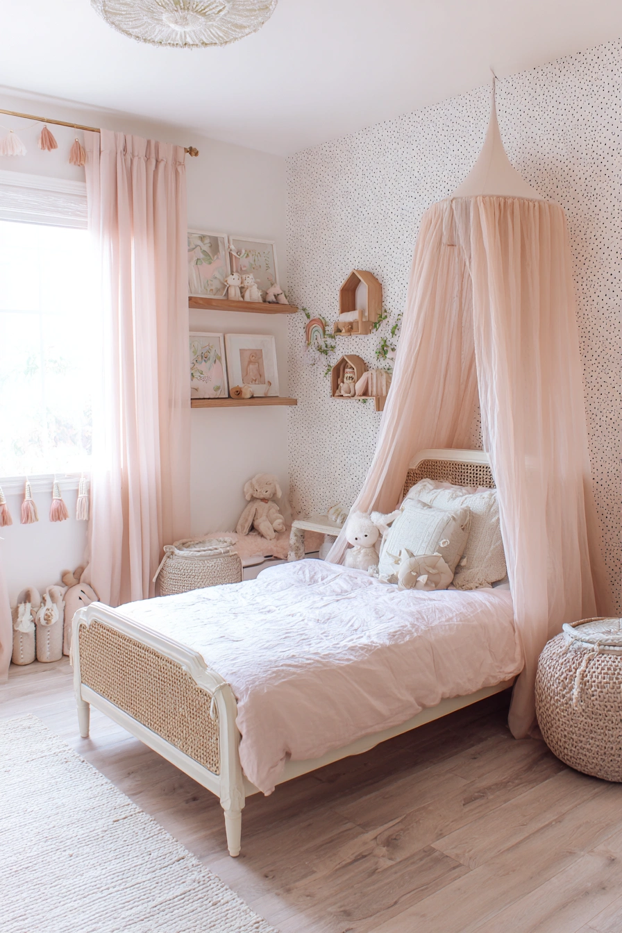 Blush Canopy Dreams & Whimsical Charm