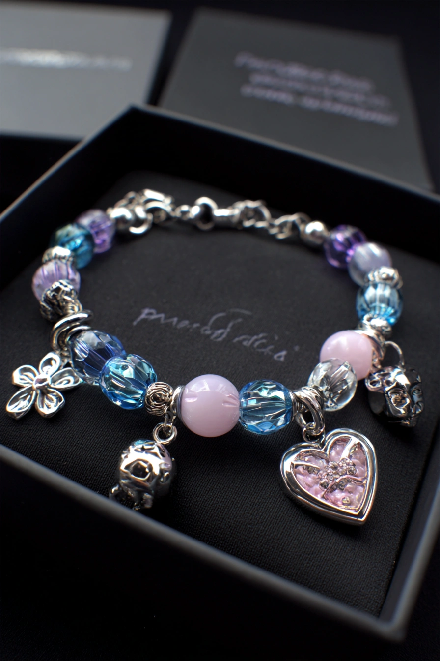 Dreamy Pastel Charm Bracelet