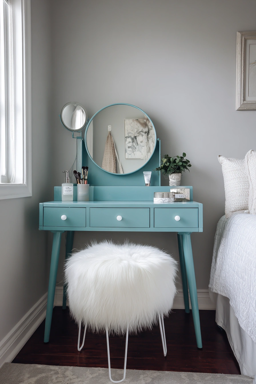 Chic DIY Vanity with Glam Touches
