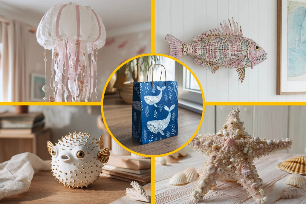 15 Creative Sea Animal Crafts Ideas for Home Decor