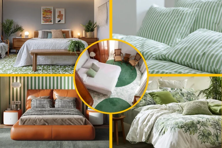 17 Green and White Bedroom Ideas for Serenity