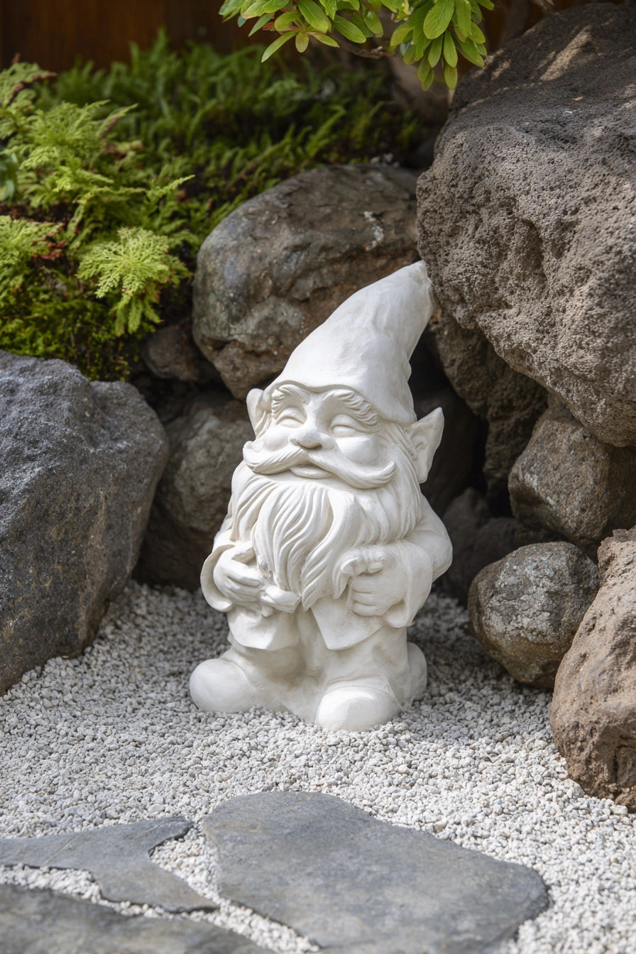 Garden Gnome with a Secret Compartment