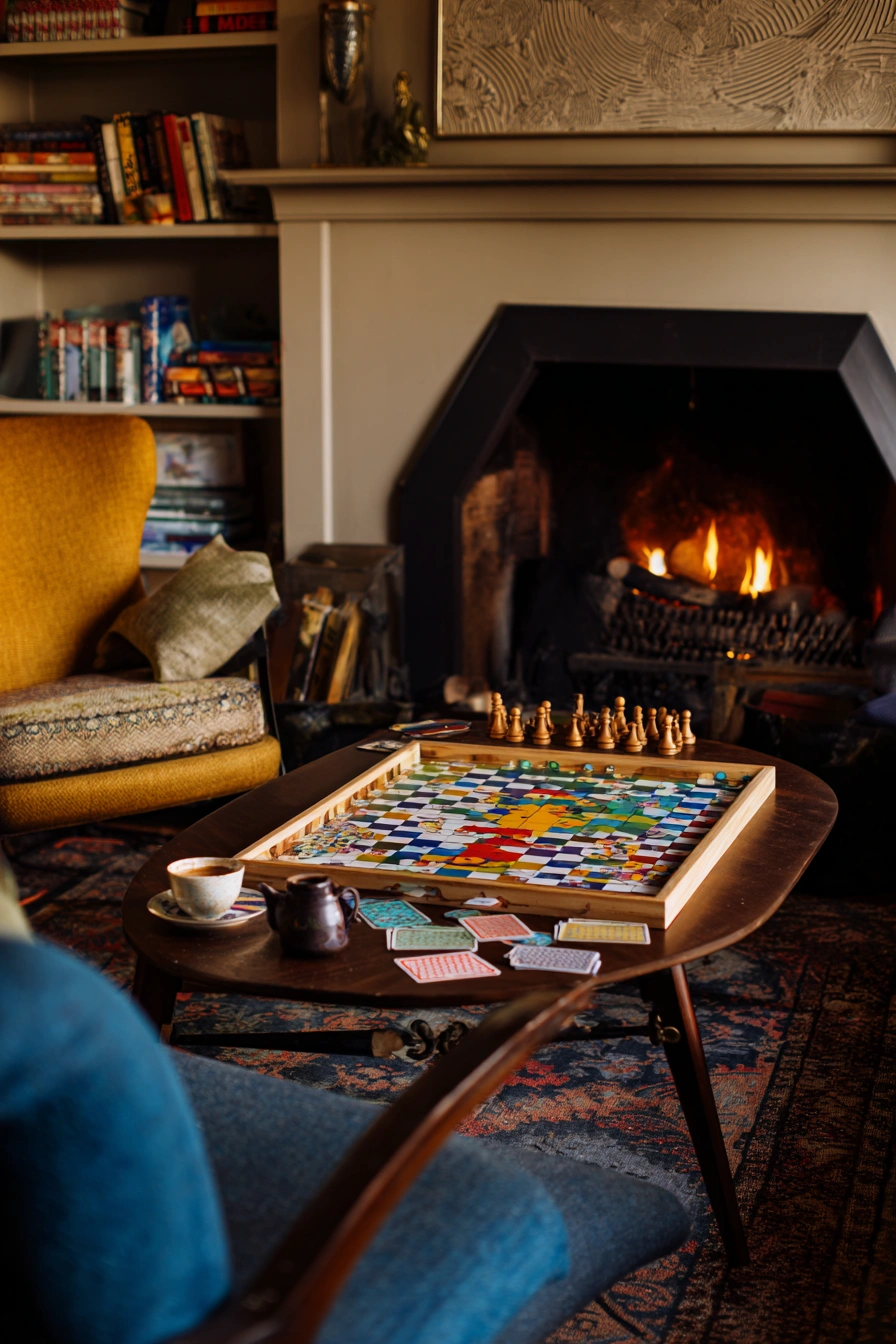 Game Night by the Hearth