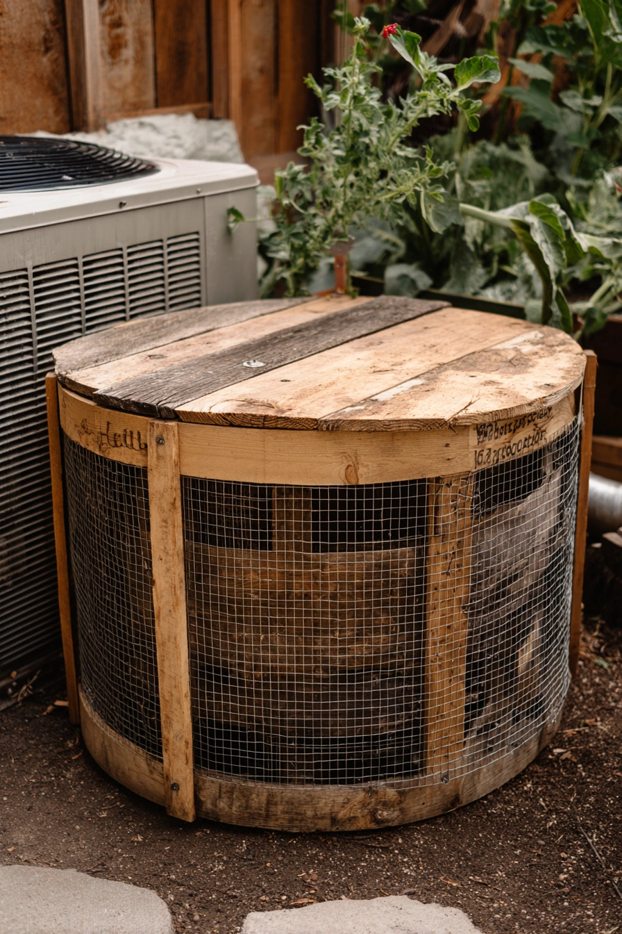 Rustic Cattle Panel Compost Bin