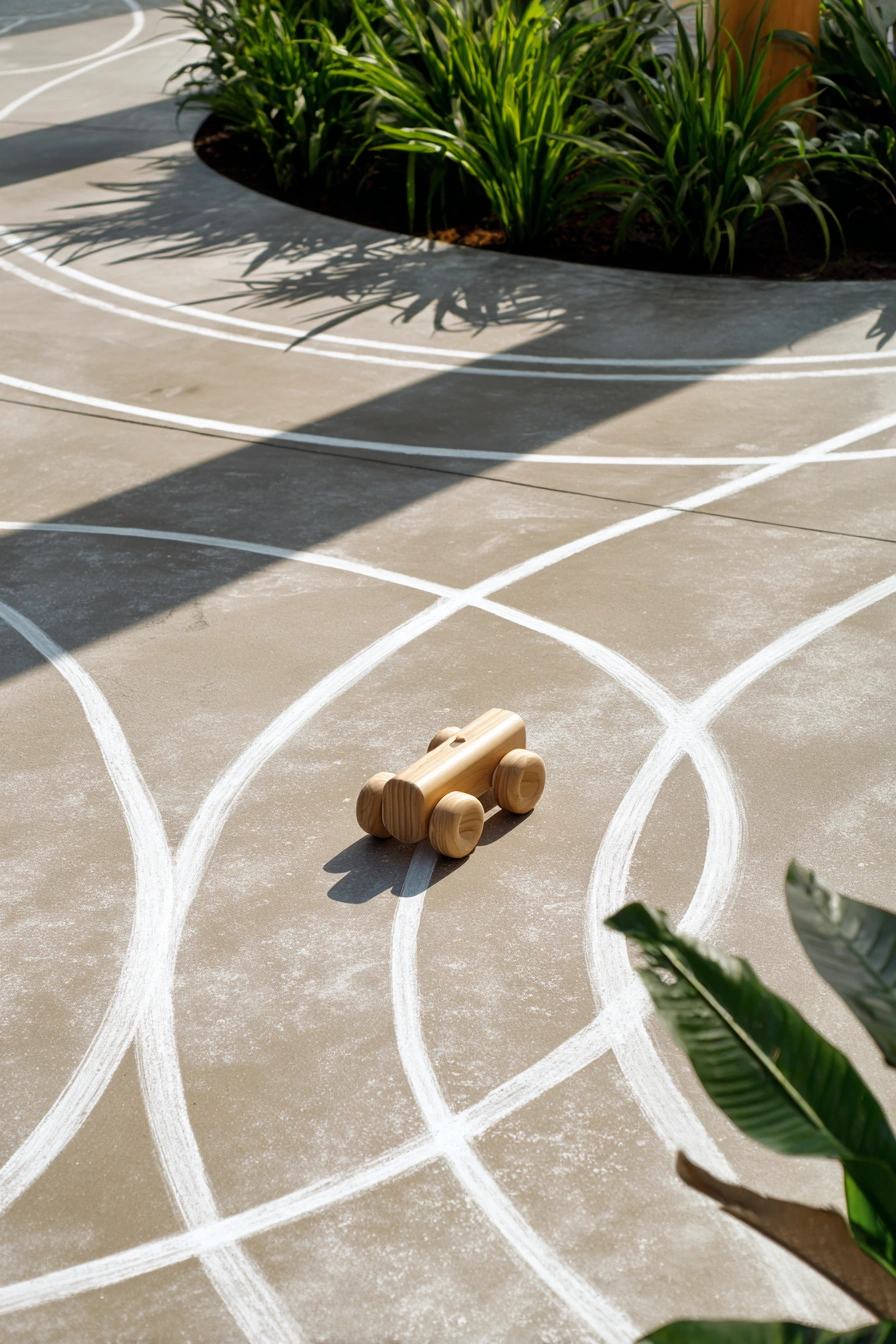 DIY Chalk Racetrack Adventure
