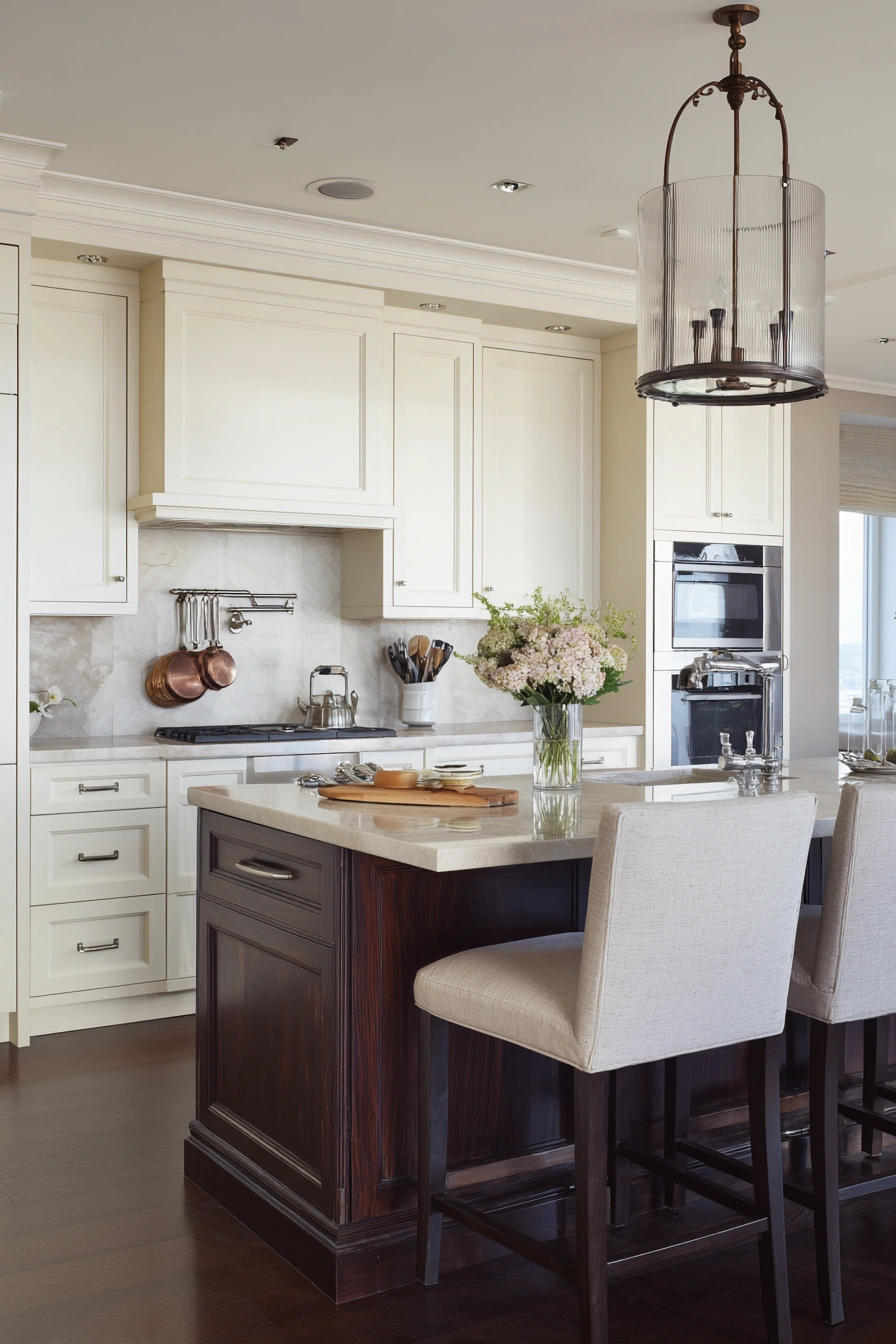 Classic Contrast with Timeless Charm