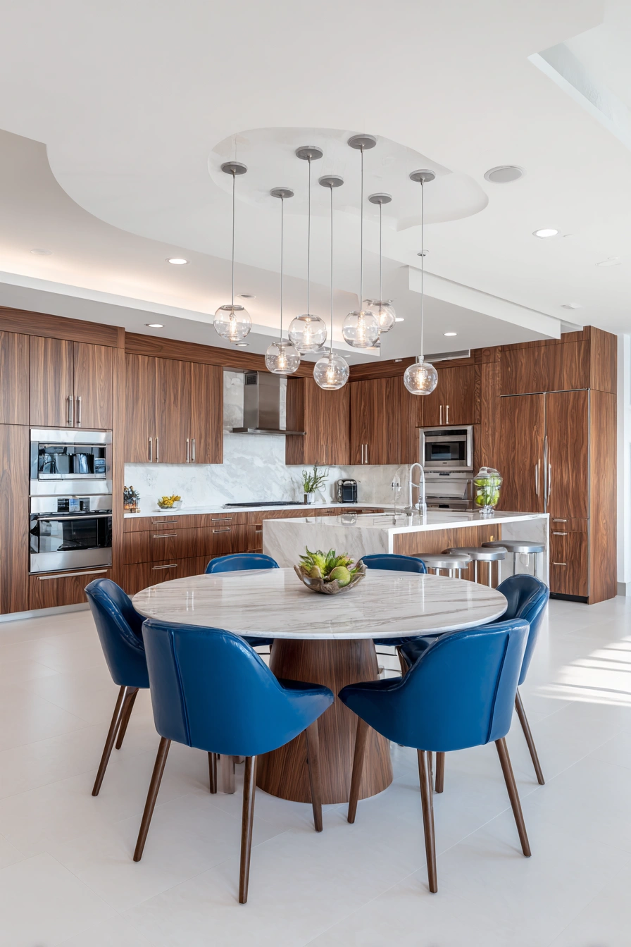 Modern Luxe with Sleek Walnut Finish