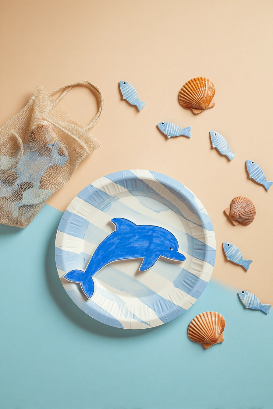 Ocean-Themed Dolphin Wall Art