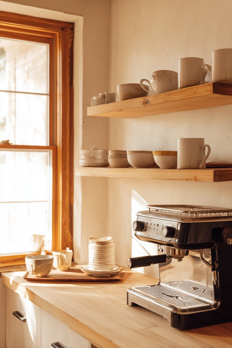 Warm & Minimalist Morning Brew Corner