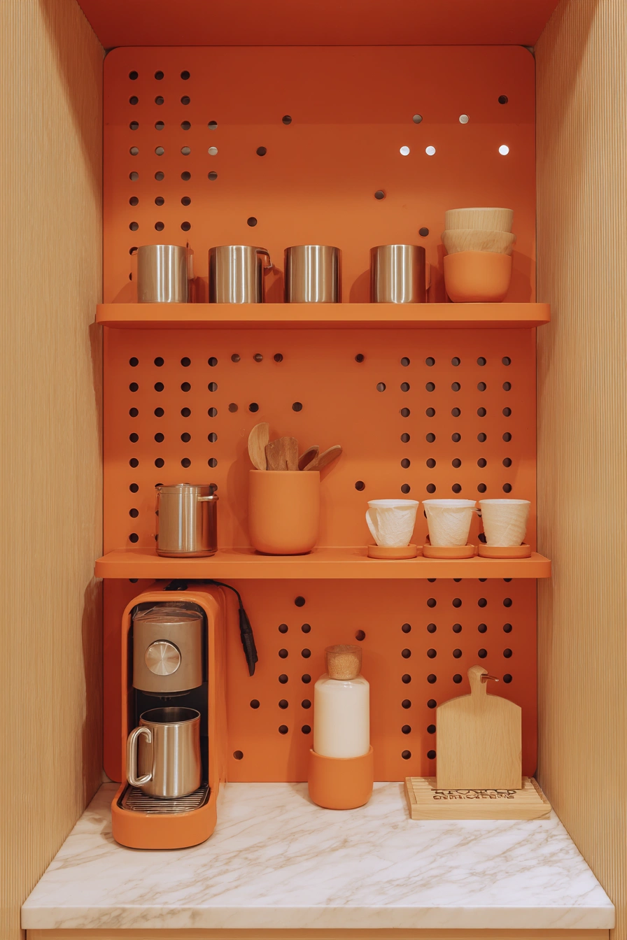 Bold & Modern Coffee Nook Setup