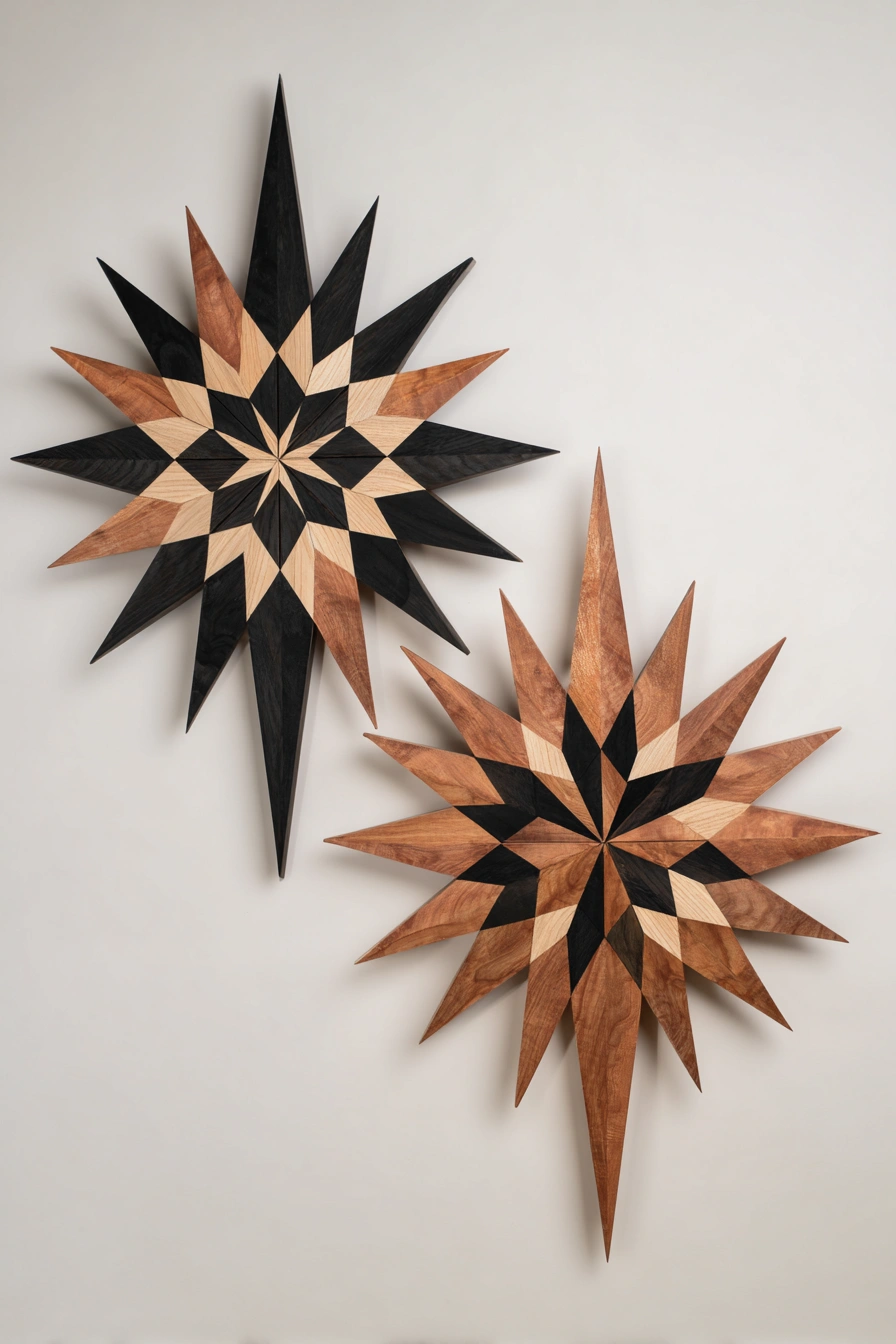Geometric Starburst Wall Art