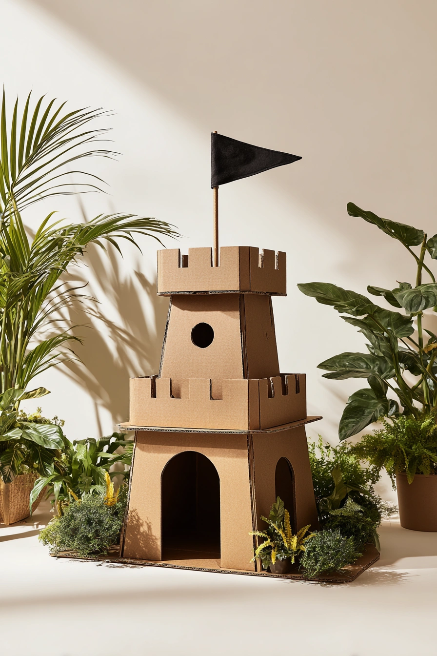 Modern Fortress Cat Tower