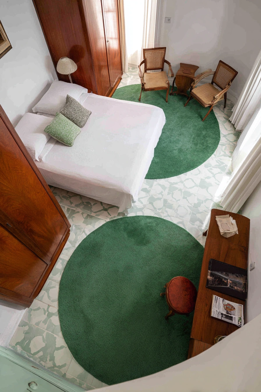Mid-Century Calm with Retro Greens