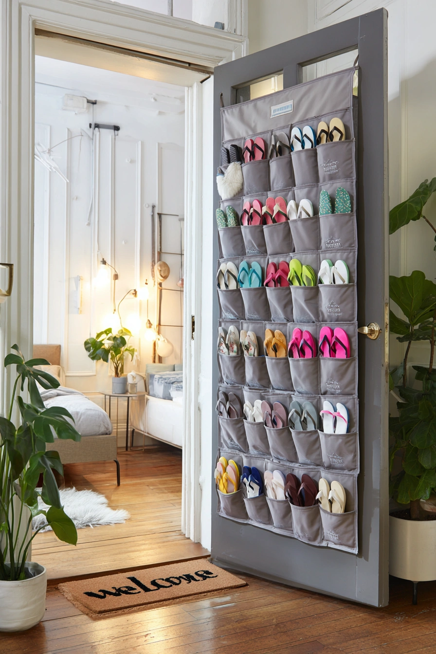 Over-the-Door Pocket Shoe Organizer