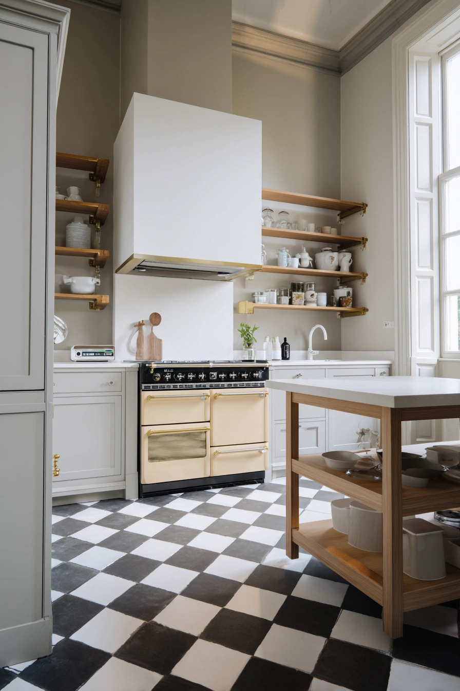 Vintage Elegance in a Modern Kitchen
