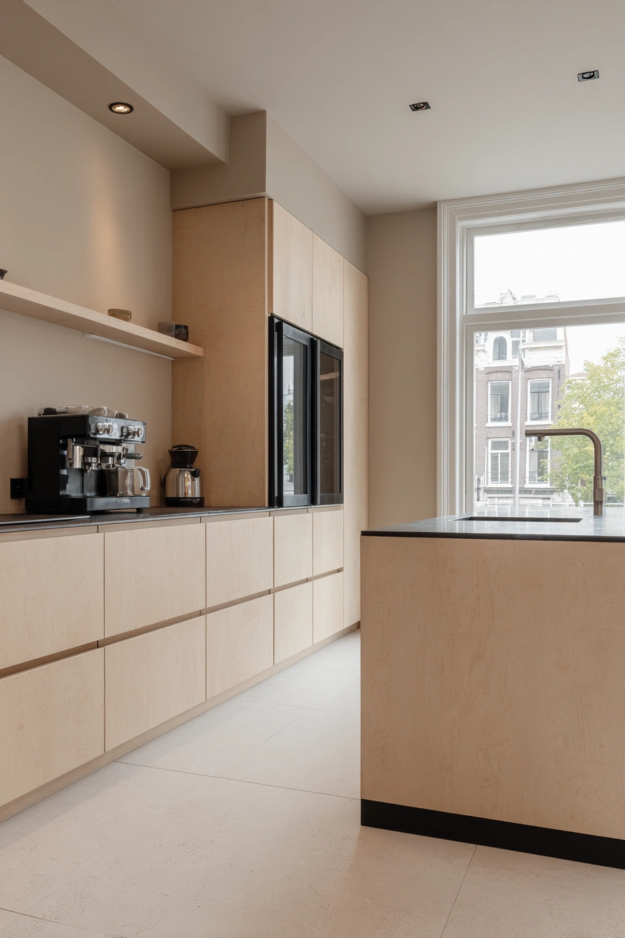 Minimalist Kitchen with Built-In Elegance