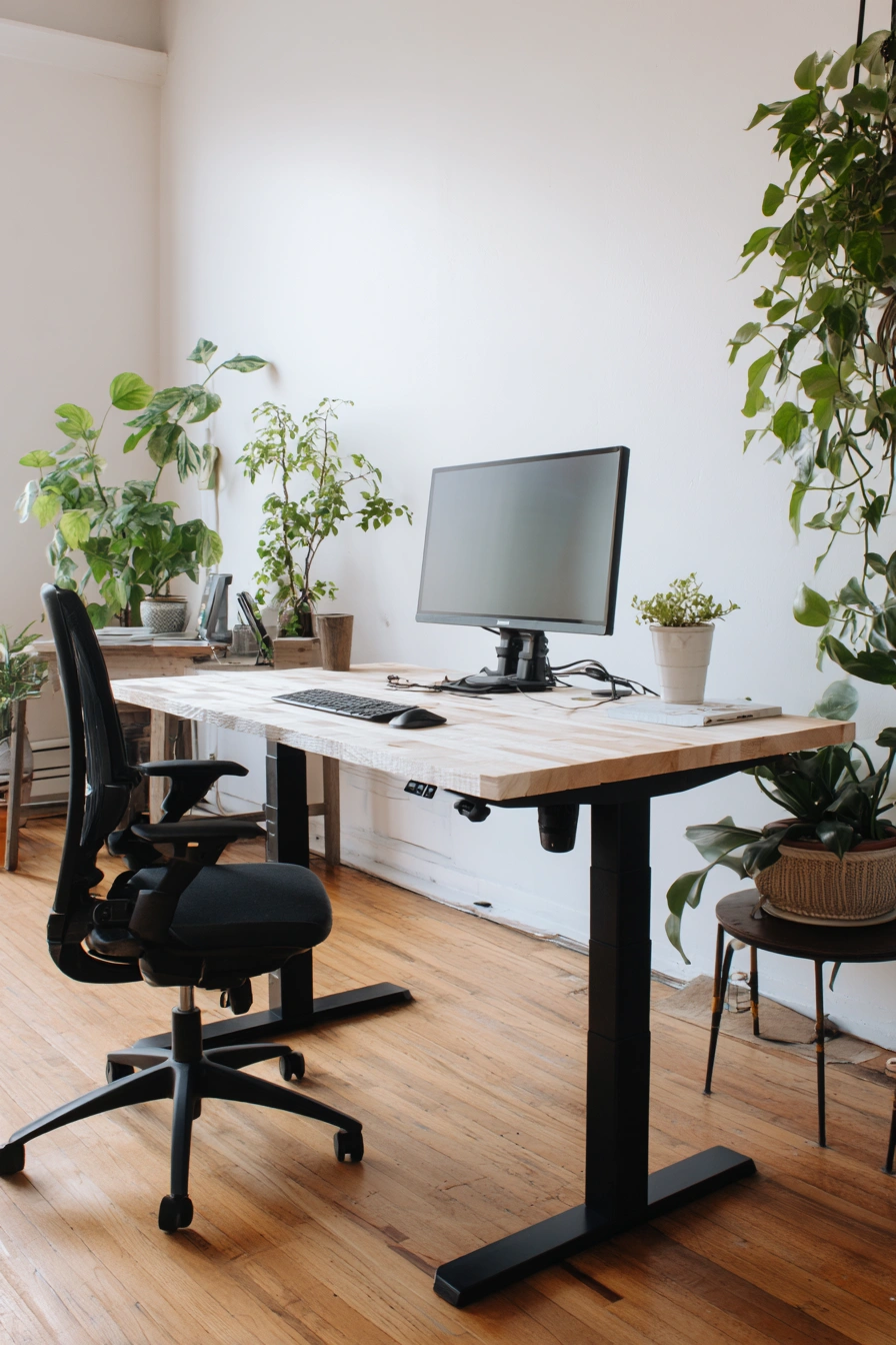 Modern Workspace with Natural Zen