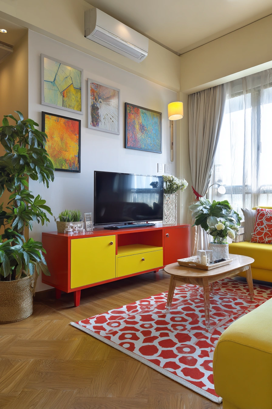 Bold & Bright Mid-Century Vibes