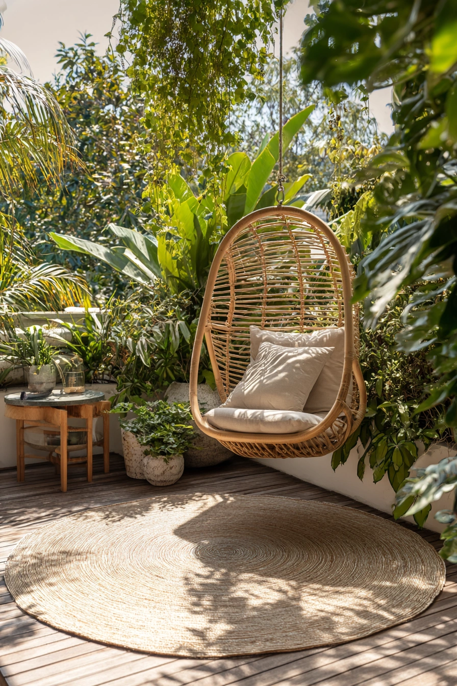 Tropical Swing Chair Oasis
