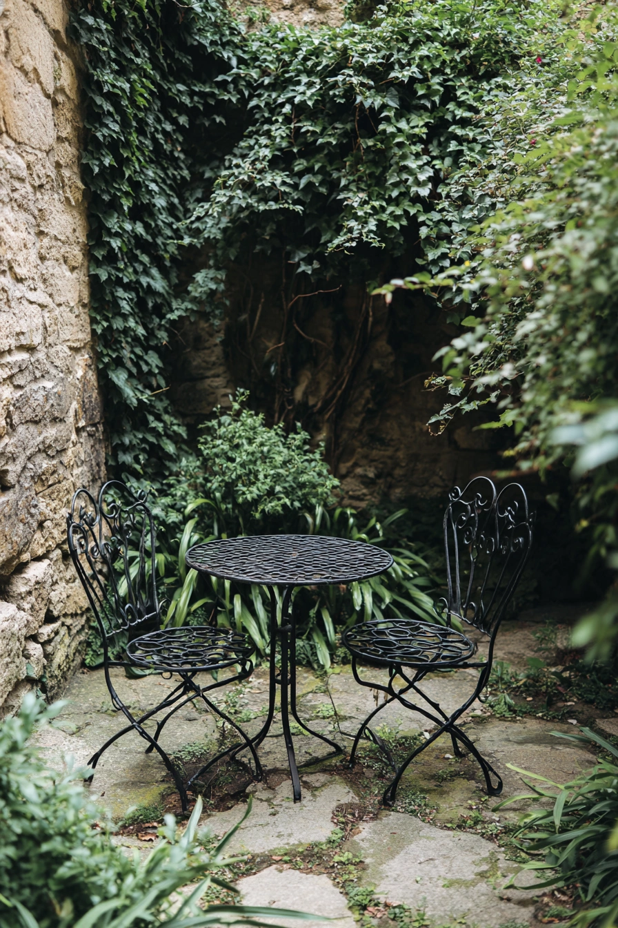 Moody Navy Garden Bistro