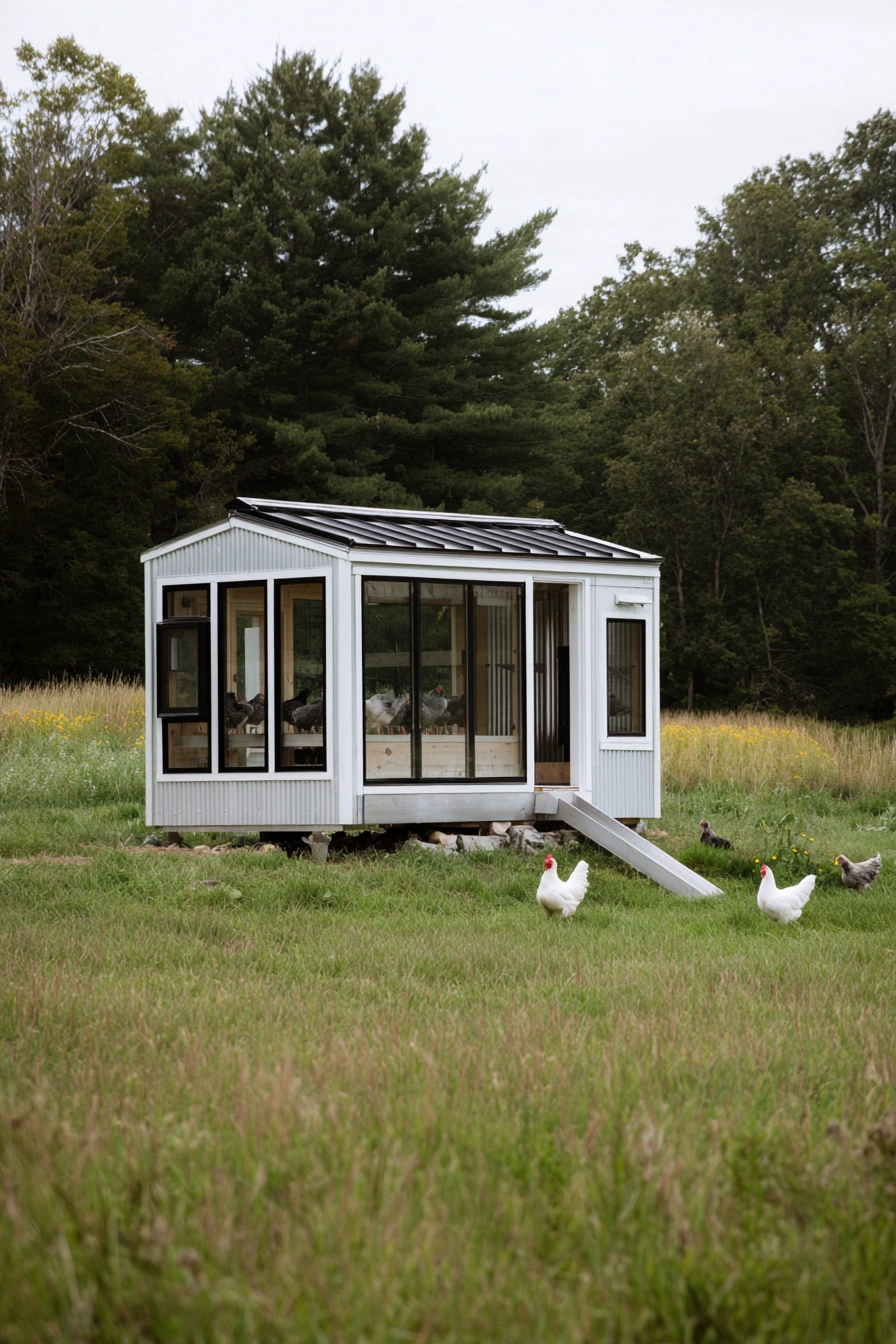 Modern Pallet Chicken Coop Sanctuary