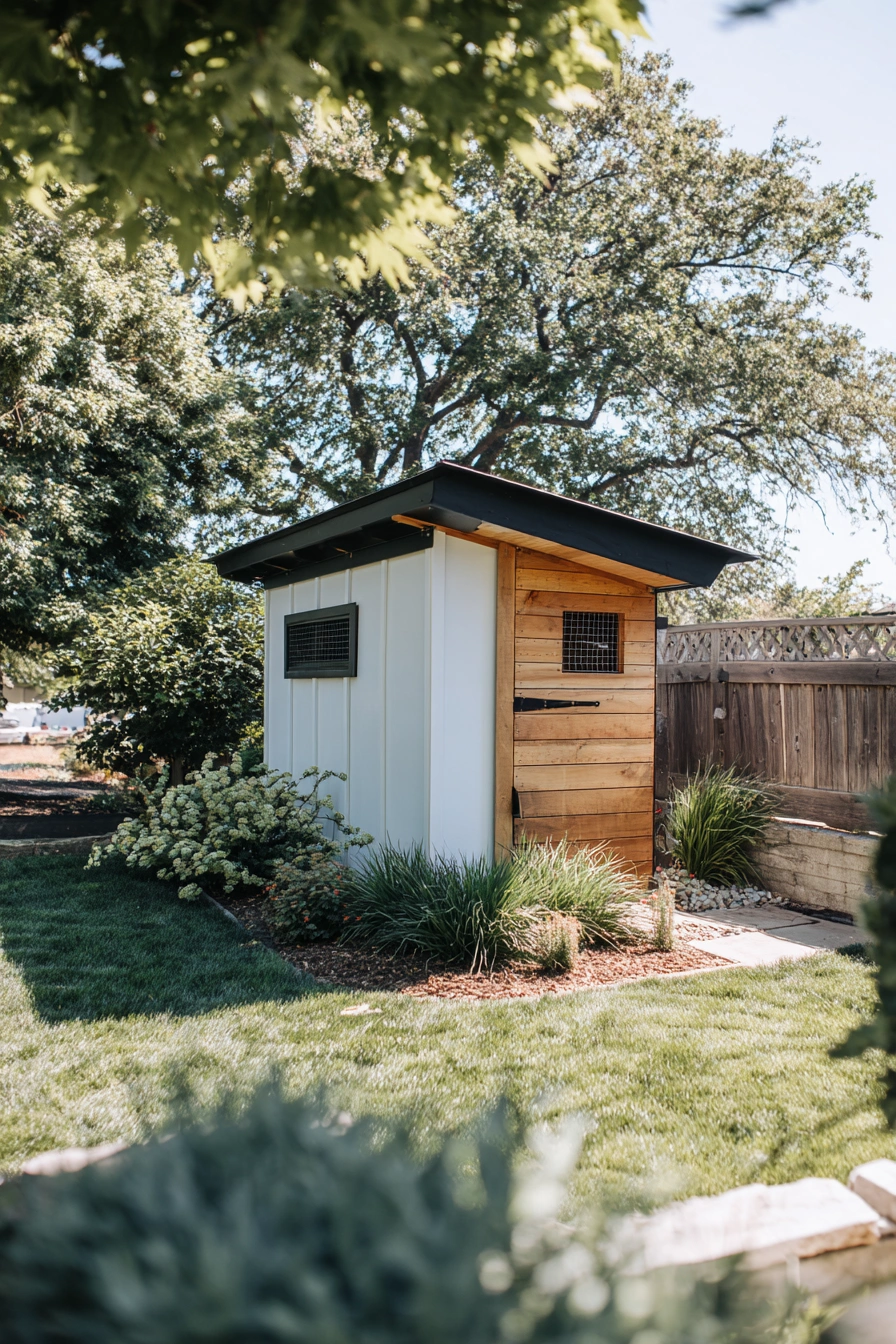 Modern Minimal Pallet Chicken Coop