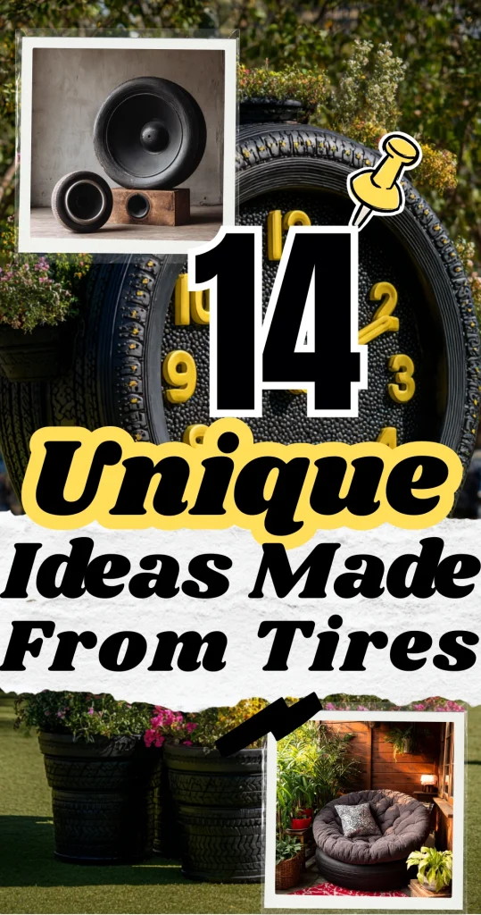 14 Unique Ideas Made From Tires