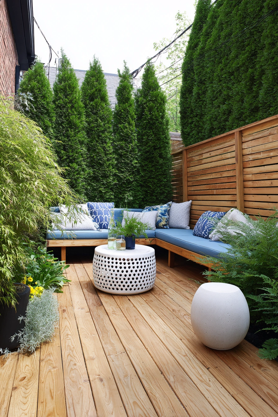 Cozy Outdoor Sitting Area Retreat