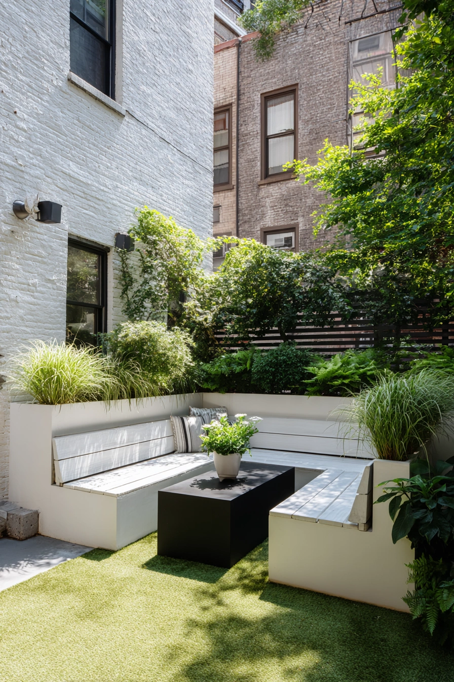 Modern Urban Garden Sitting Nook