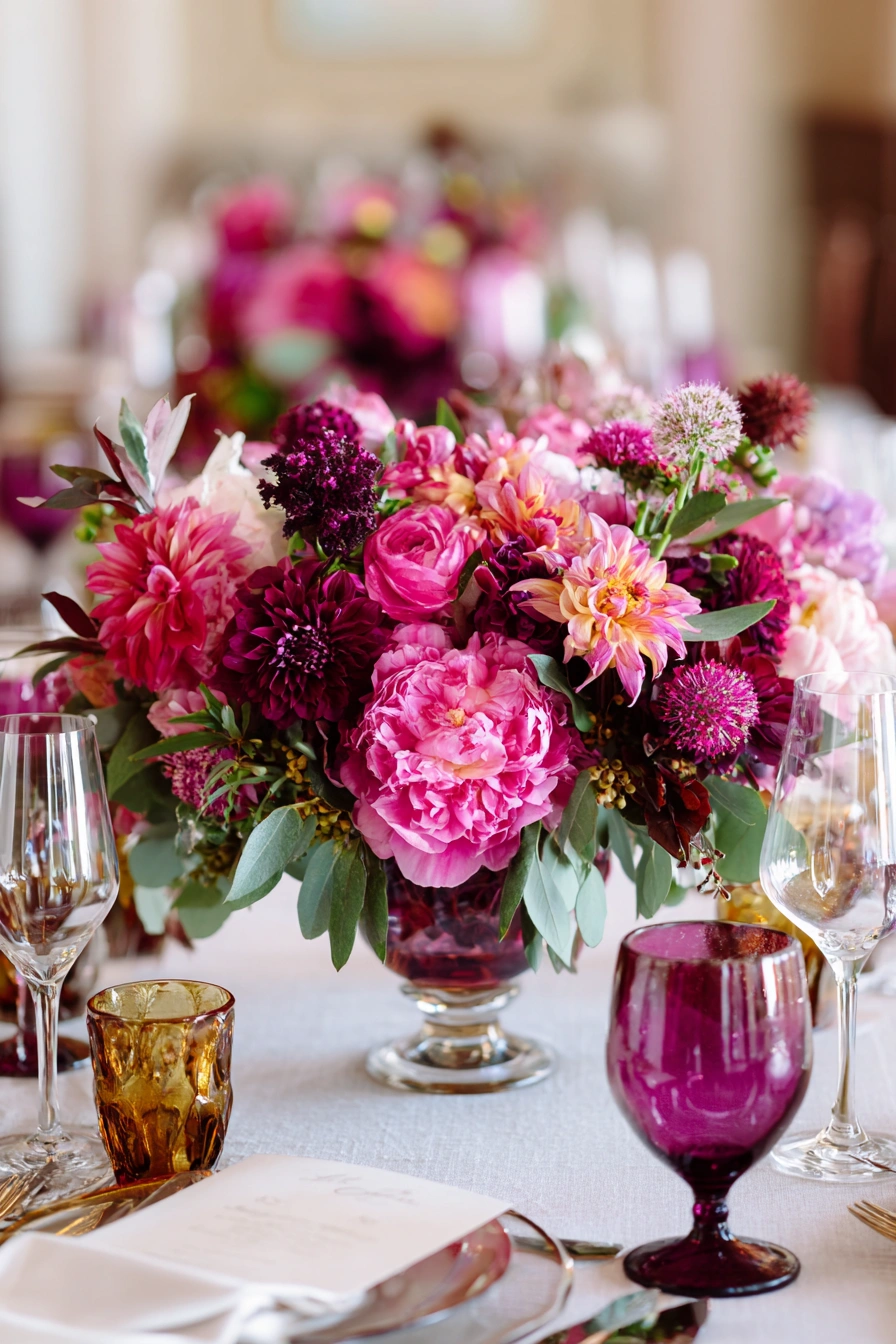 Luxe Floral Garden Table Centerpiece