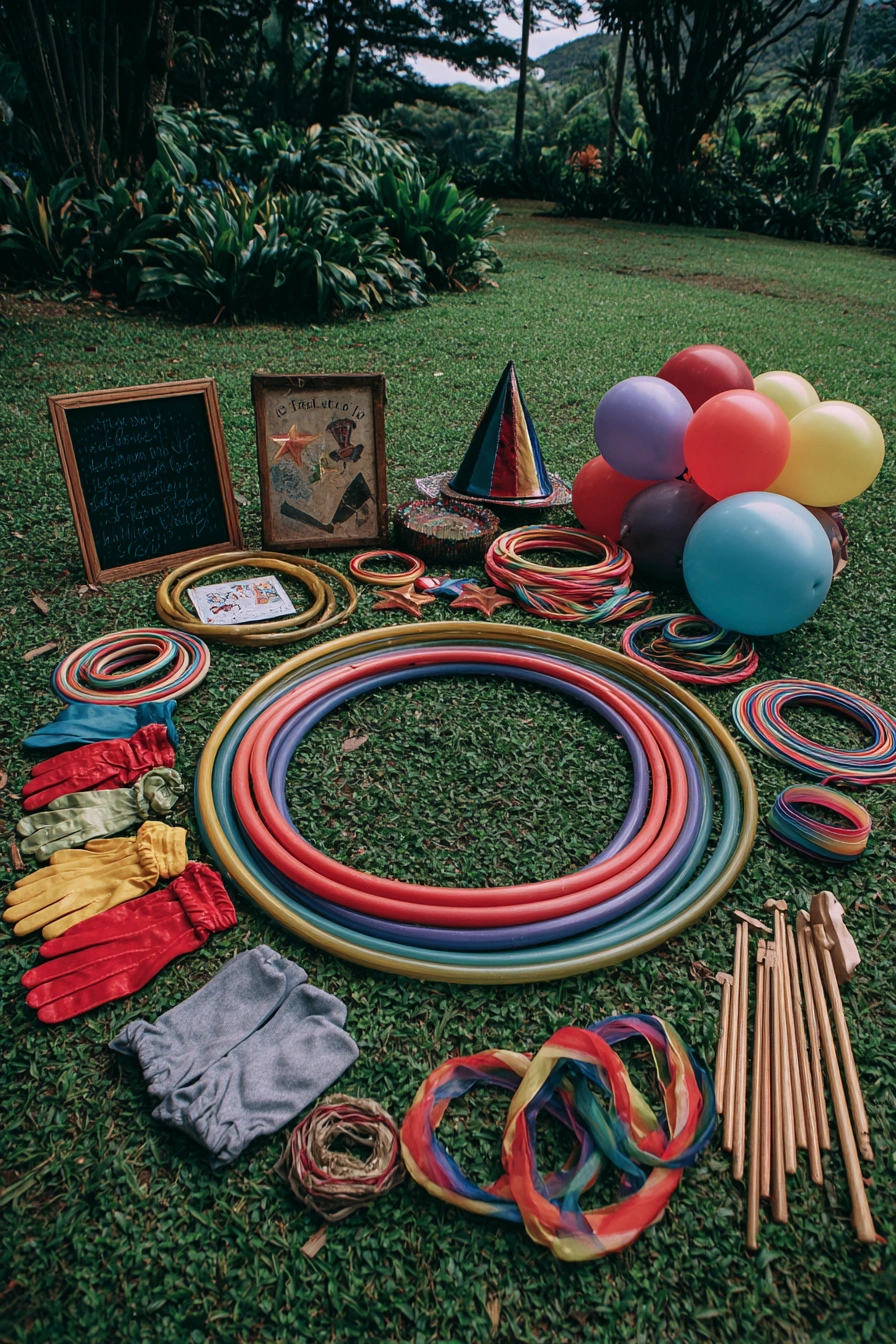 Playful Garden Party Activity Corner