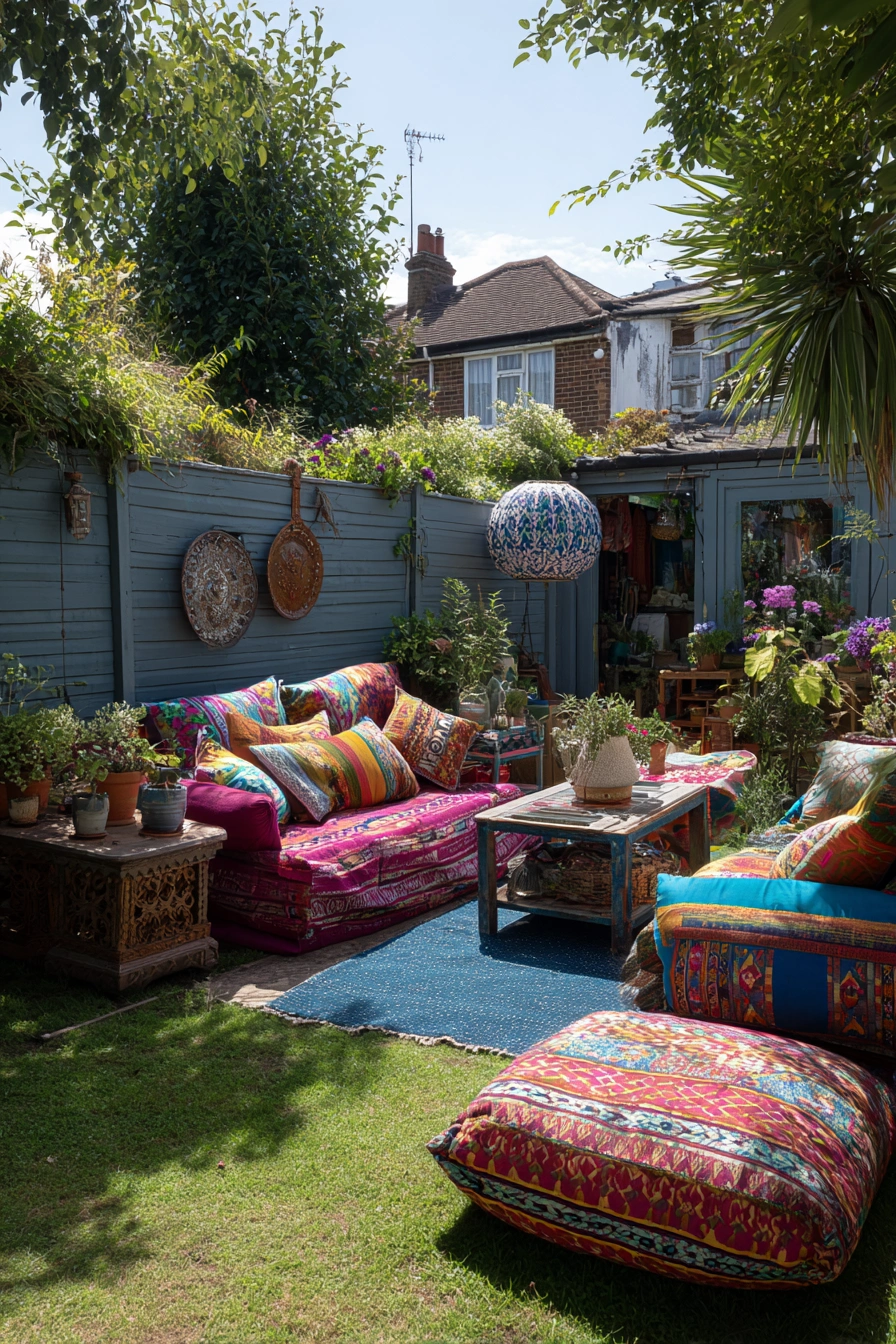 Boho Garden Lounge Retreat