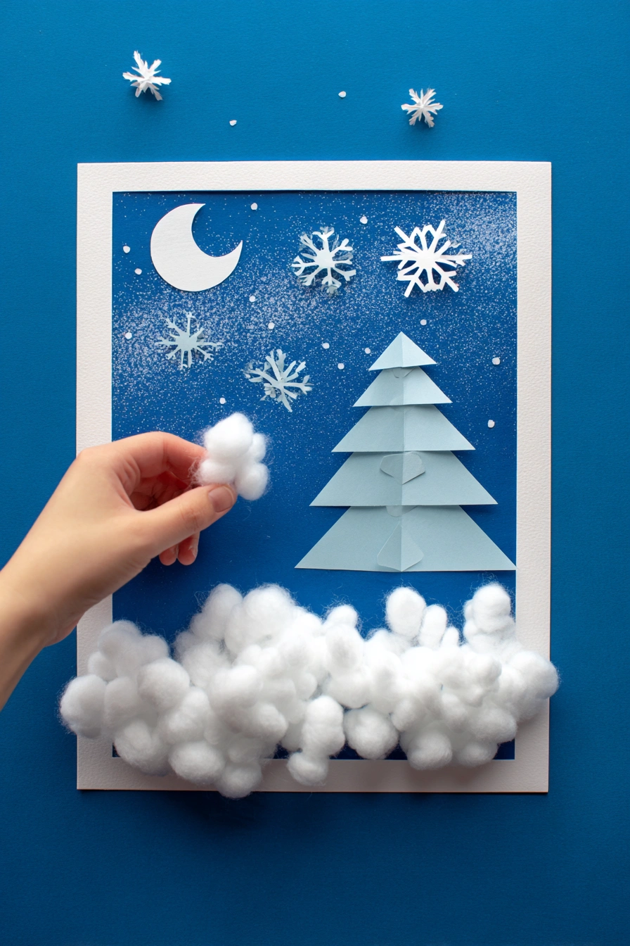 Winter Wonderland Shadow Box Craft