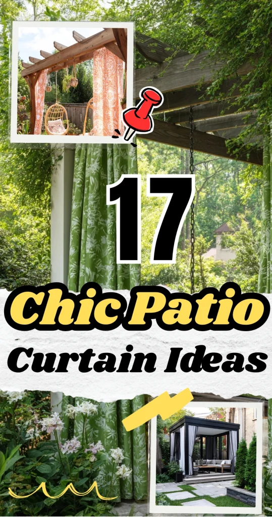 17 Chic Patio Curtain Ideas