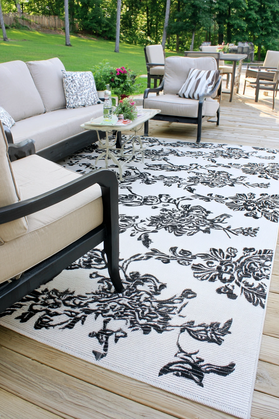 Serene Patio Style with Neutral Elegance