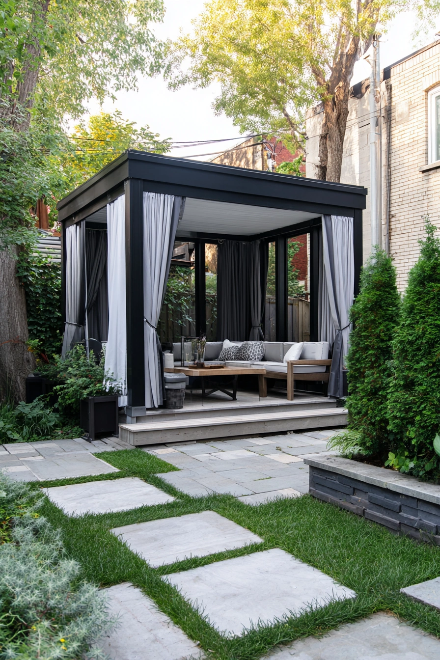 Modern Cabana Curtains with Sleek Style