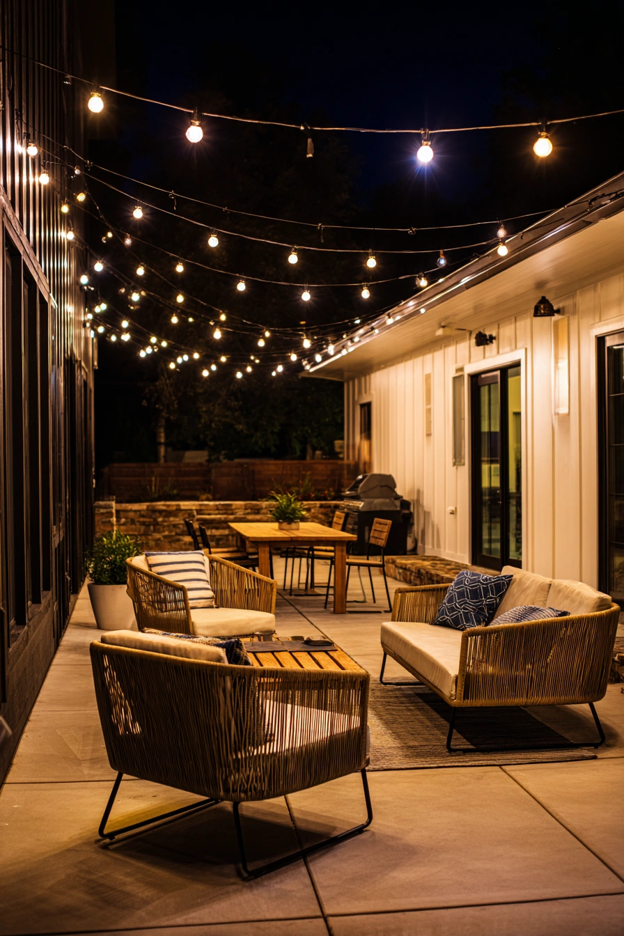 Stylish Solar Patio String Lights