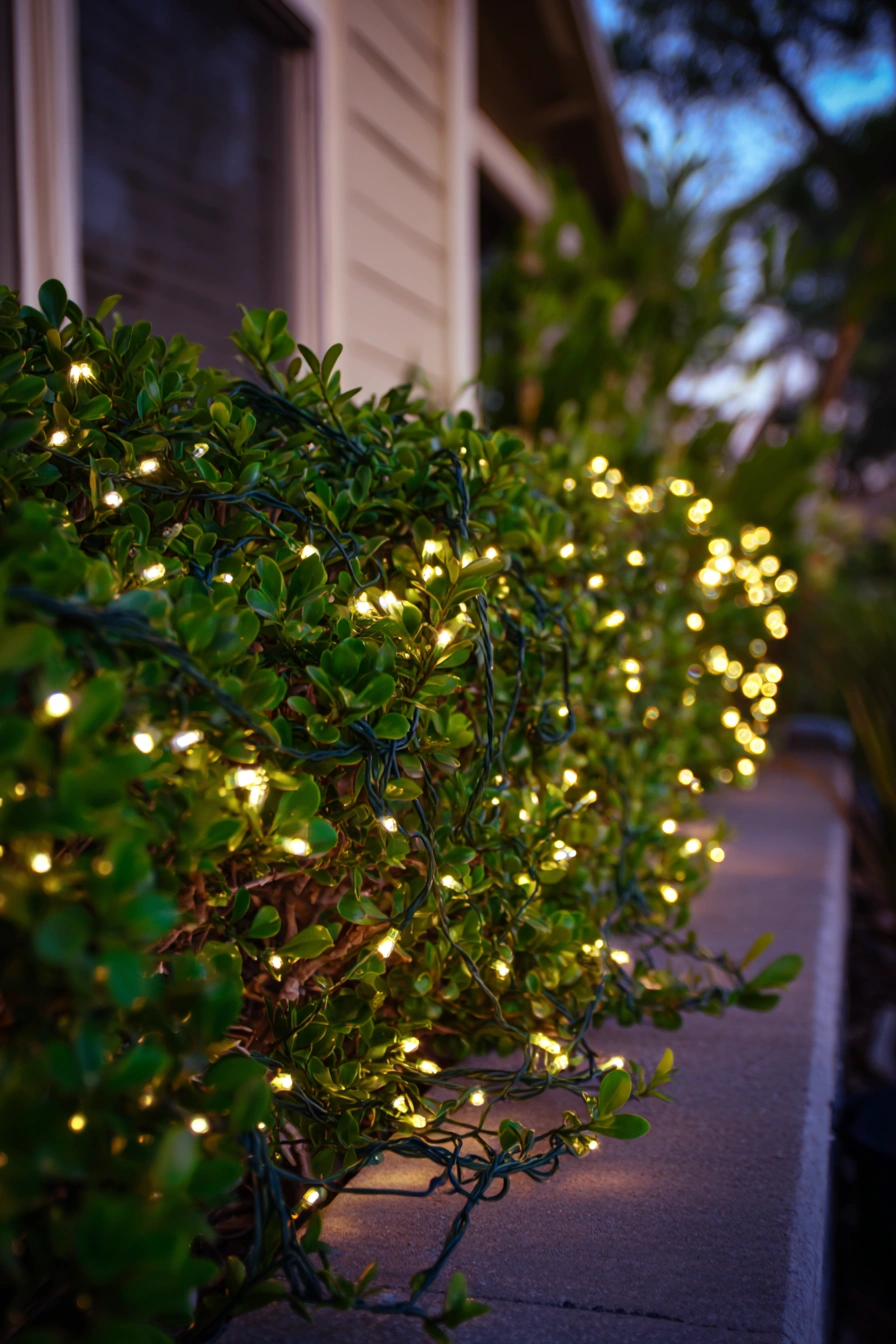 Cozy Solar Hedge Lighting Glow