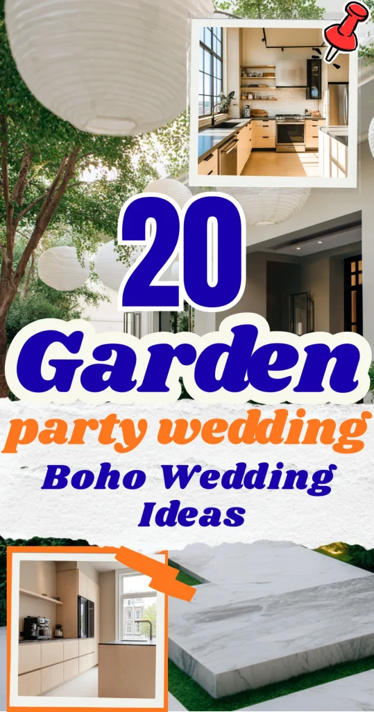 20 Garden Party Wedding Boho Wedding Ideas