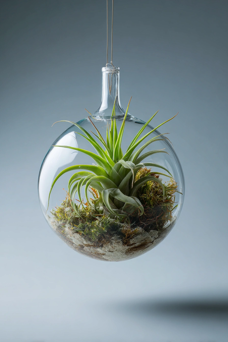 Floating Air Plant Terrarium Accent