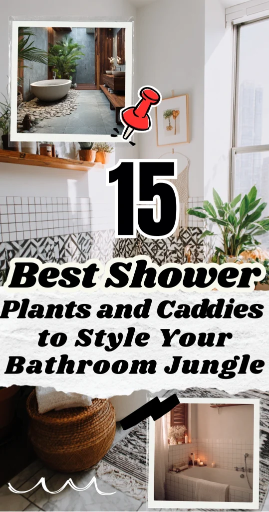 Best Shower Plants and Caddies to Style Your Bathroom Jungle