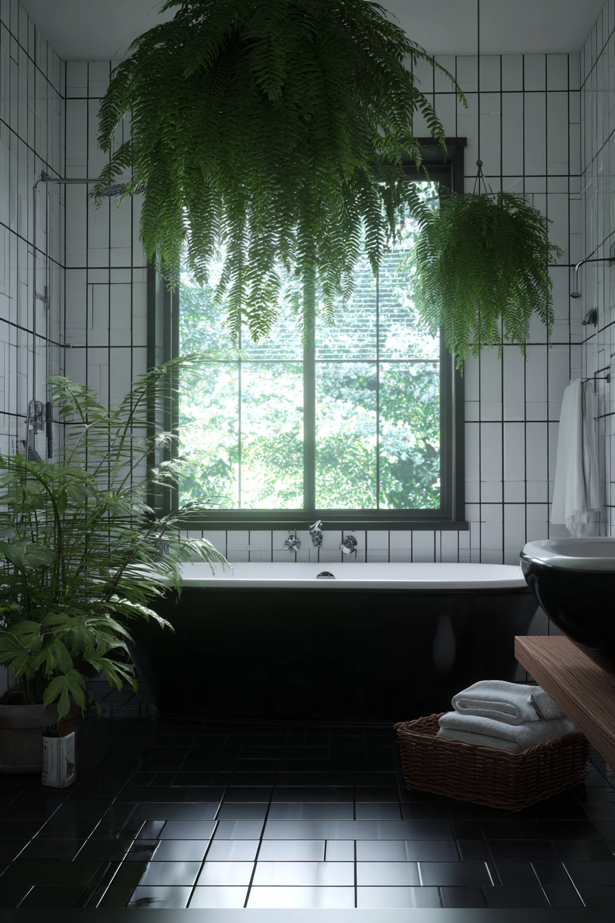 Modern Monochrome Meets Jungle Chic