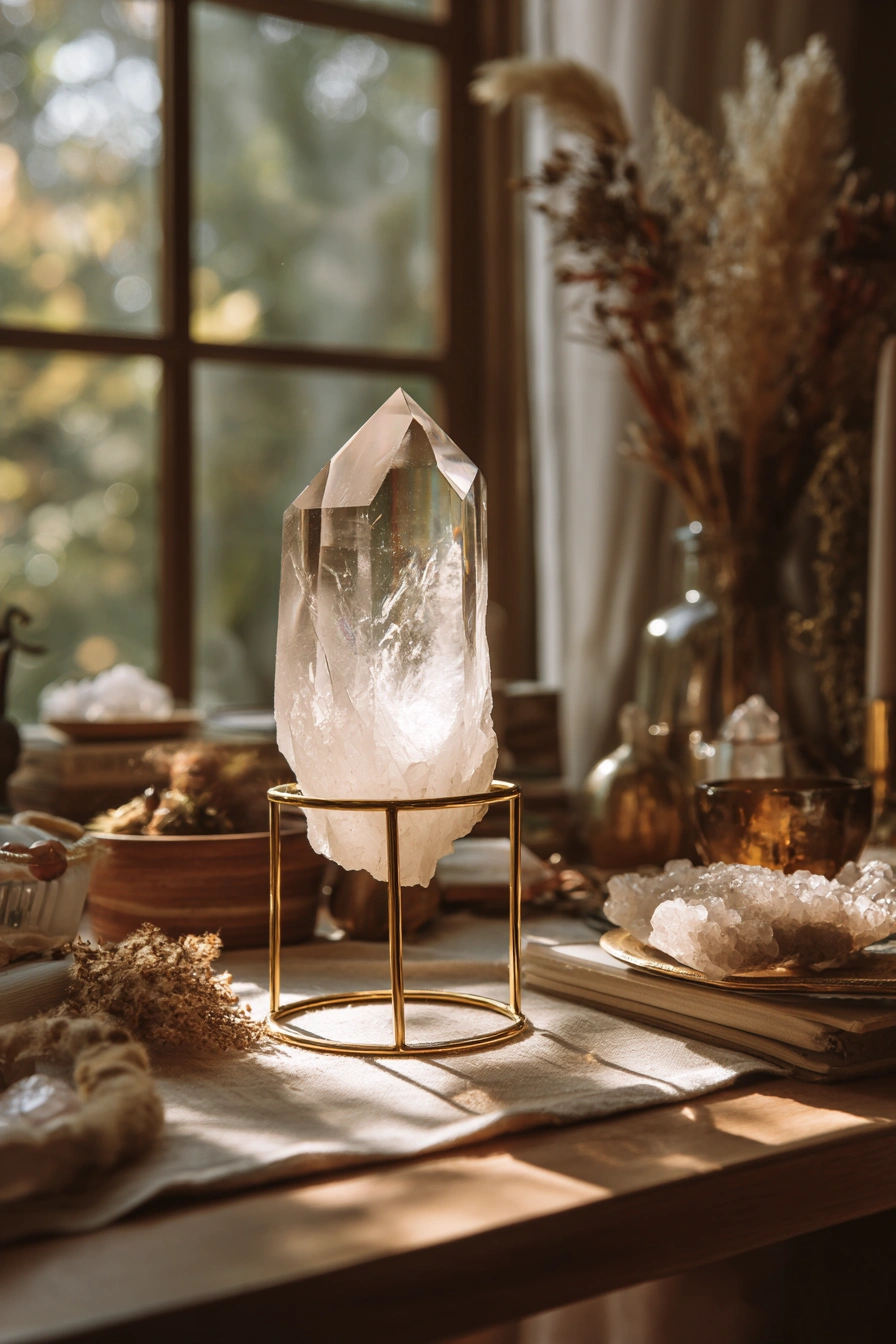 Golden Hour Crystal Showcase
