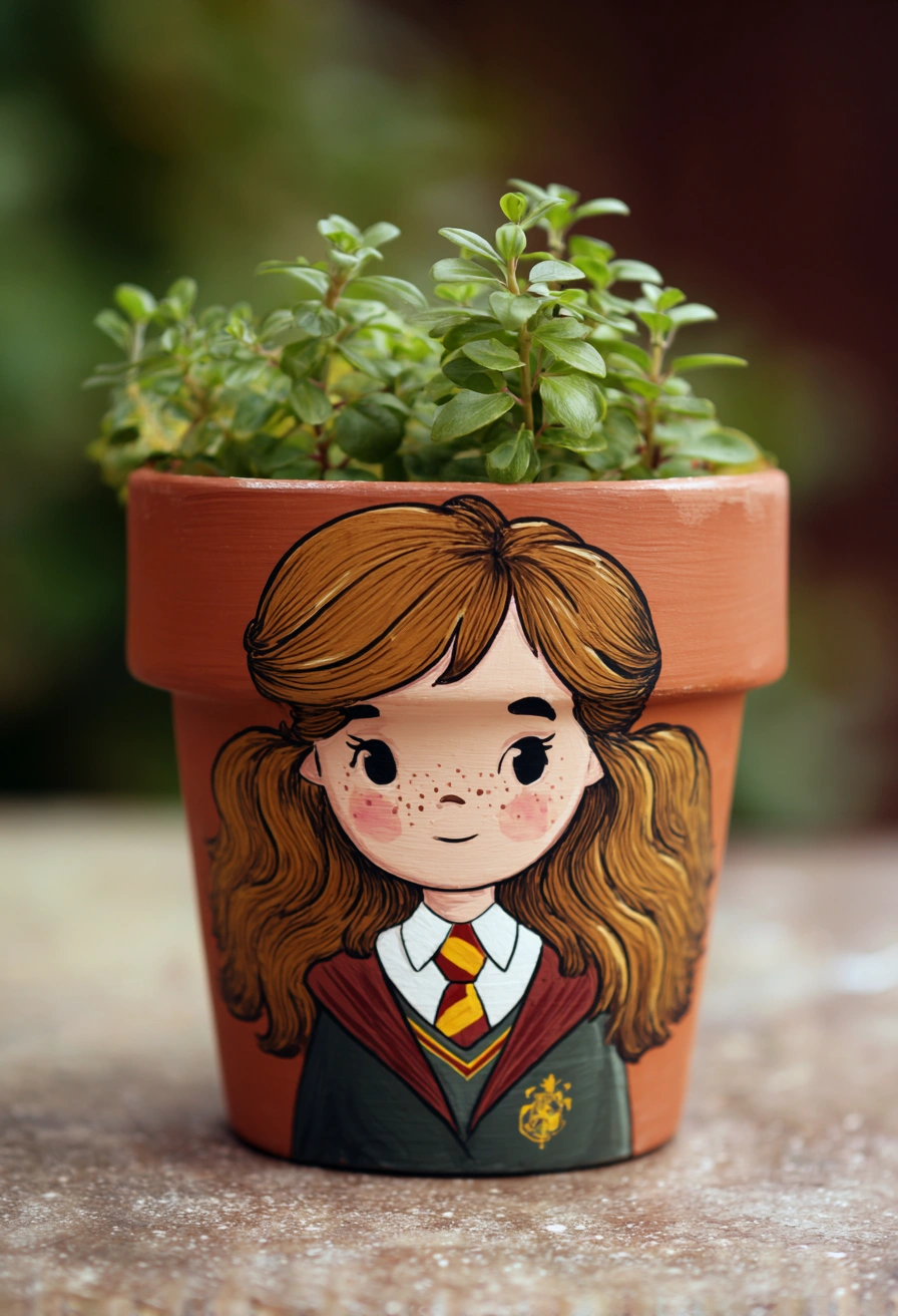 Wizard-Inspired Character Planter
