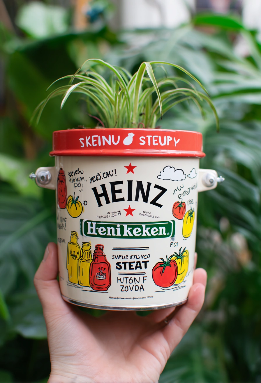 Quirky Pop Art Pantry Planter