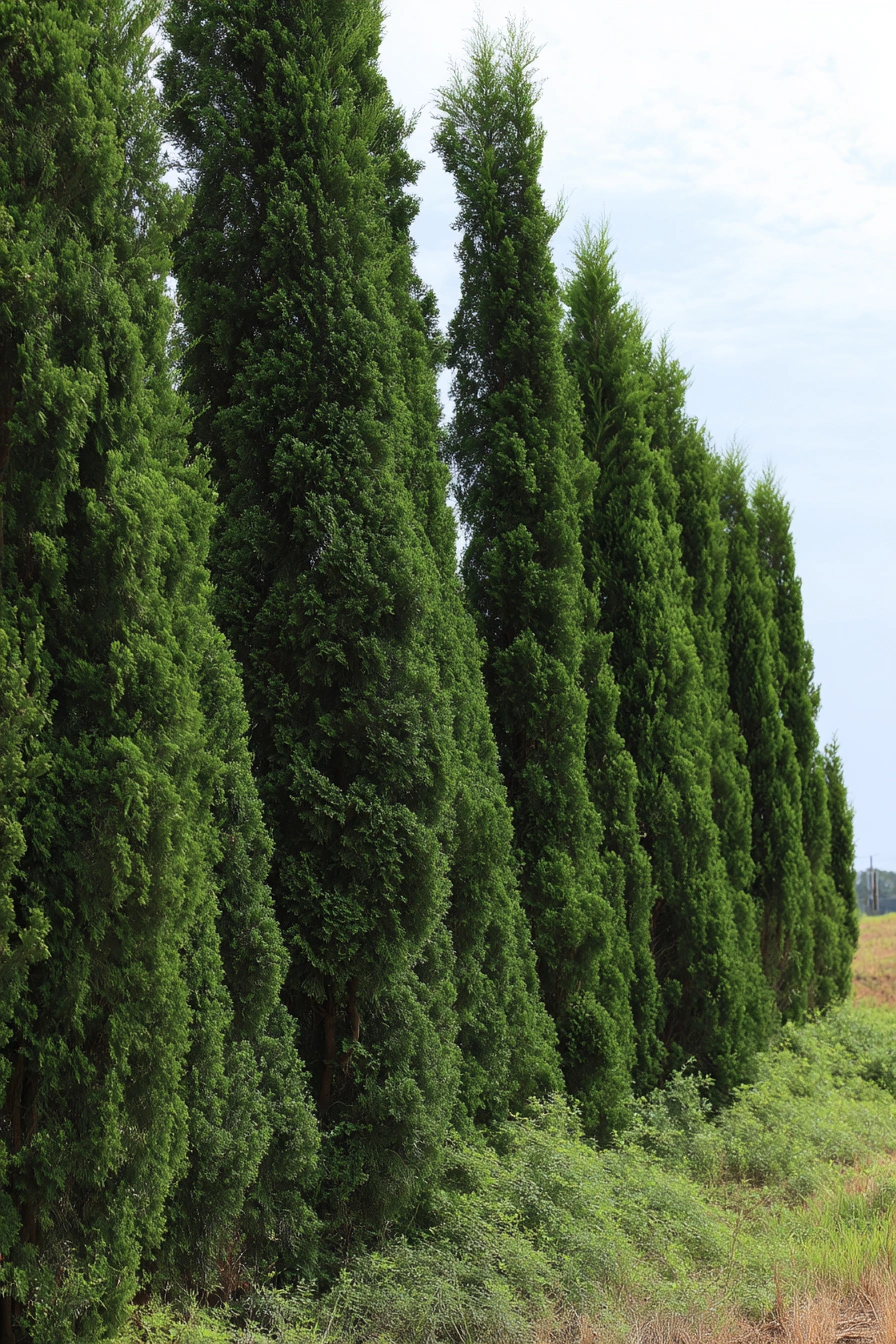 Slim & Stylish Full-Sun Evergreens
