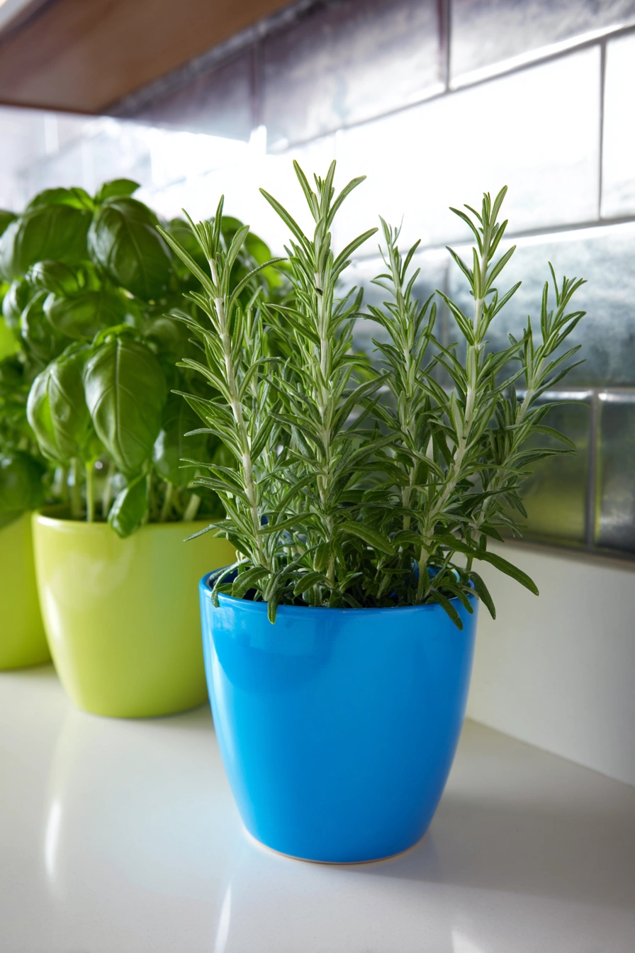 Color-Pop Kitchen Herb Planters