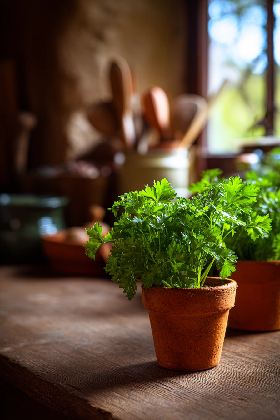 Rustic Kitchen Herb Charm